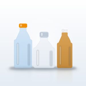 Plastic bottle product range